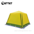 4.8kg yellow outdoor camping Four-sided tent